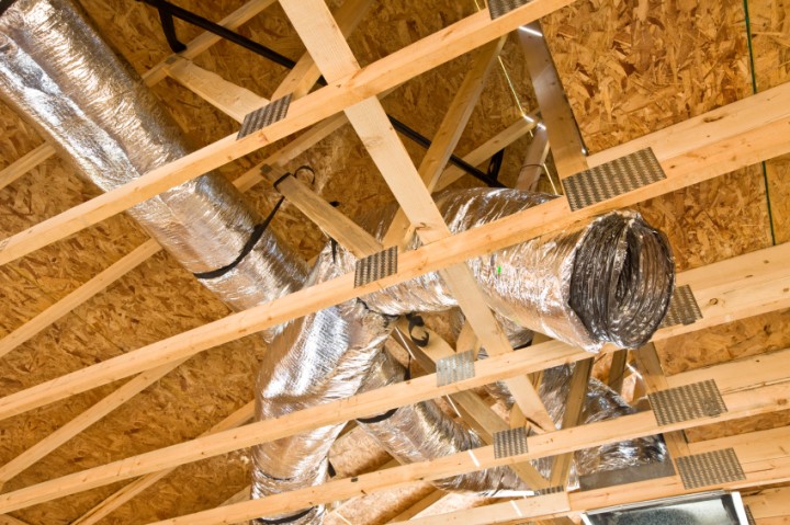Duct work by Dyno Heating & Cooling LLC
