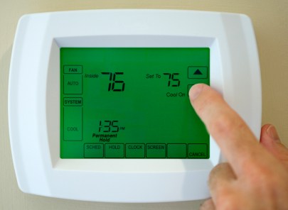 Thermostat service by Dyno Heating & Cooling LLC
